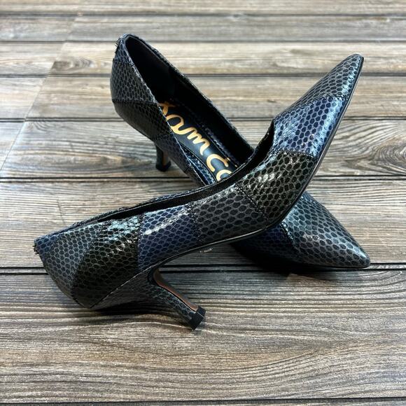 Sam Edelman NWOB Julianne Pumps in Navy/Gray size 6 - Picture 2 of 5